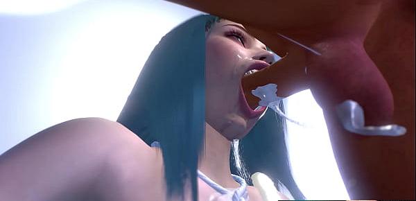  Busty Teen EXTREME Facefuck Virtual Reality Throat Fucking